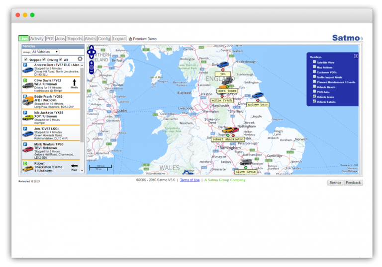 Features | Satmo Vehicle Tracking