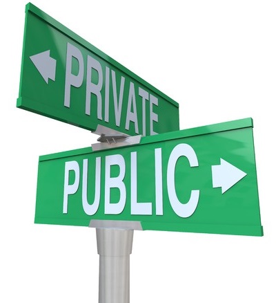 public and private