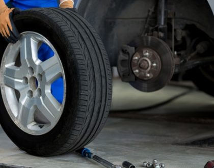 changing tyres